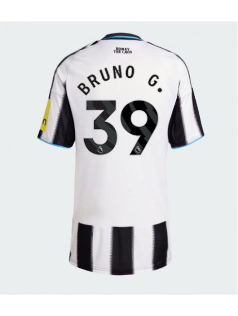 Ženski Nogometna dresi replika Newcastle United Bruno Guimaraes #39 Domači 2025-26 Kratek rokav Ženski Nogometna dresi replika Newcastle United Bruno Guimaraes #39 Domači 2025-26 Kratek rokav